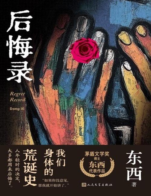 《后悔录》茅盾文学奖得主东西代表作品 我们身体的荒诞史 人年轻时的决定，大多都用来后悔了。小说以曾广贤的成长为线索，营造出一种既荒诞而又幽默滑稽的氛围，展现了一代人的泪与笑、欢与悲。